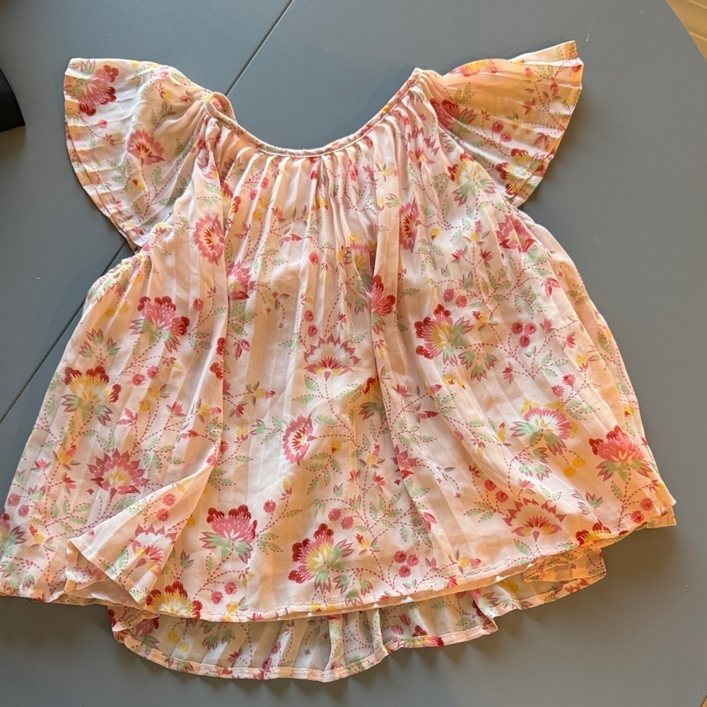 GAP Floral Pink Blouse